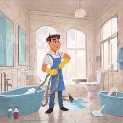 Mytí van, WC, bidetů, pisoárů