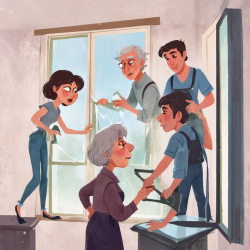 Rozebrání a montáž zdvojených oken